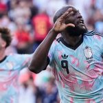 Belgium's Romelu Lukaku celebrates after scoring his team's fourth goal (AP Photo/Lindsey Wasson)