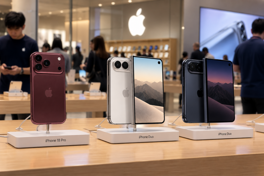 Apple stock falls as analysts assess iPhone 18 pro and foldable demand